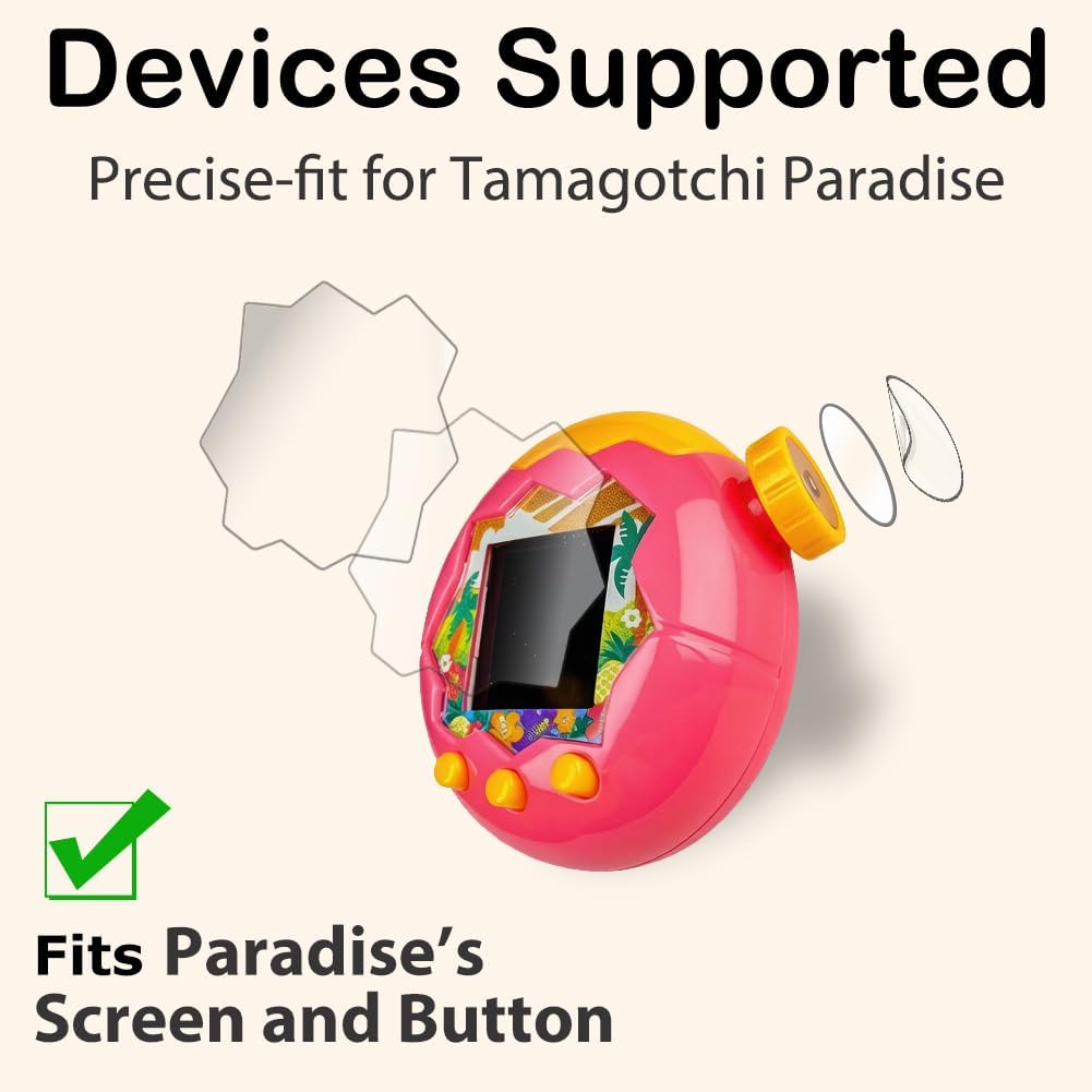 6-Pack Soft Screen Protector for Tamagotchi Paradise image 2