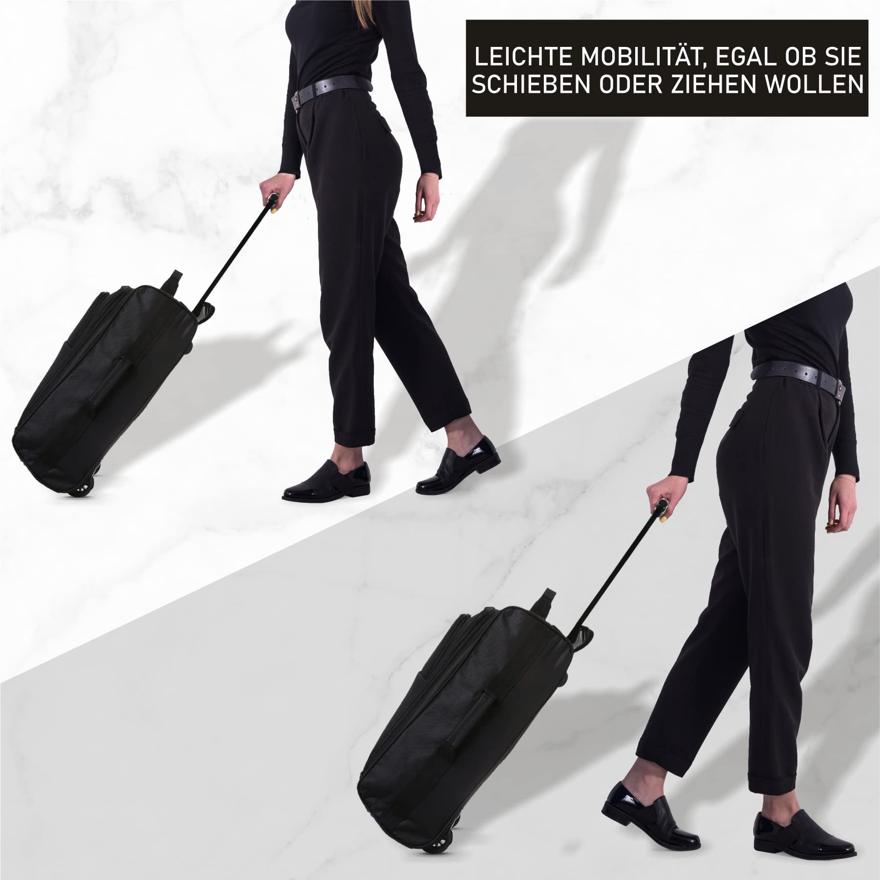 5 Cities Leichte Reisetasche mit 55 cm Rädern