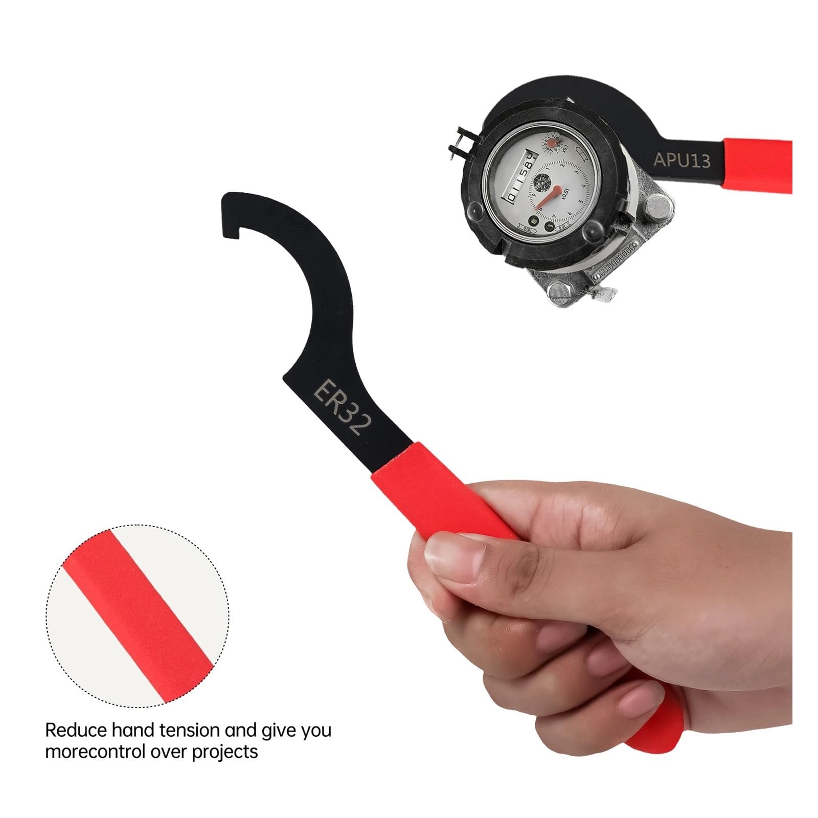 Juego De 6 Llaves Inglesas For Ajustar El Amortiguador De Motocicletas Y Bicicletas, Llave Inglesa Con Gancho De Precarga, Llave En C, Herramienta Manual Universal Eficacia Precisión