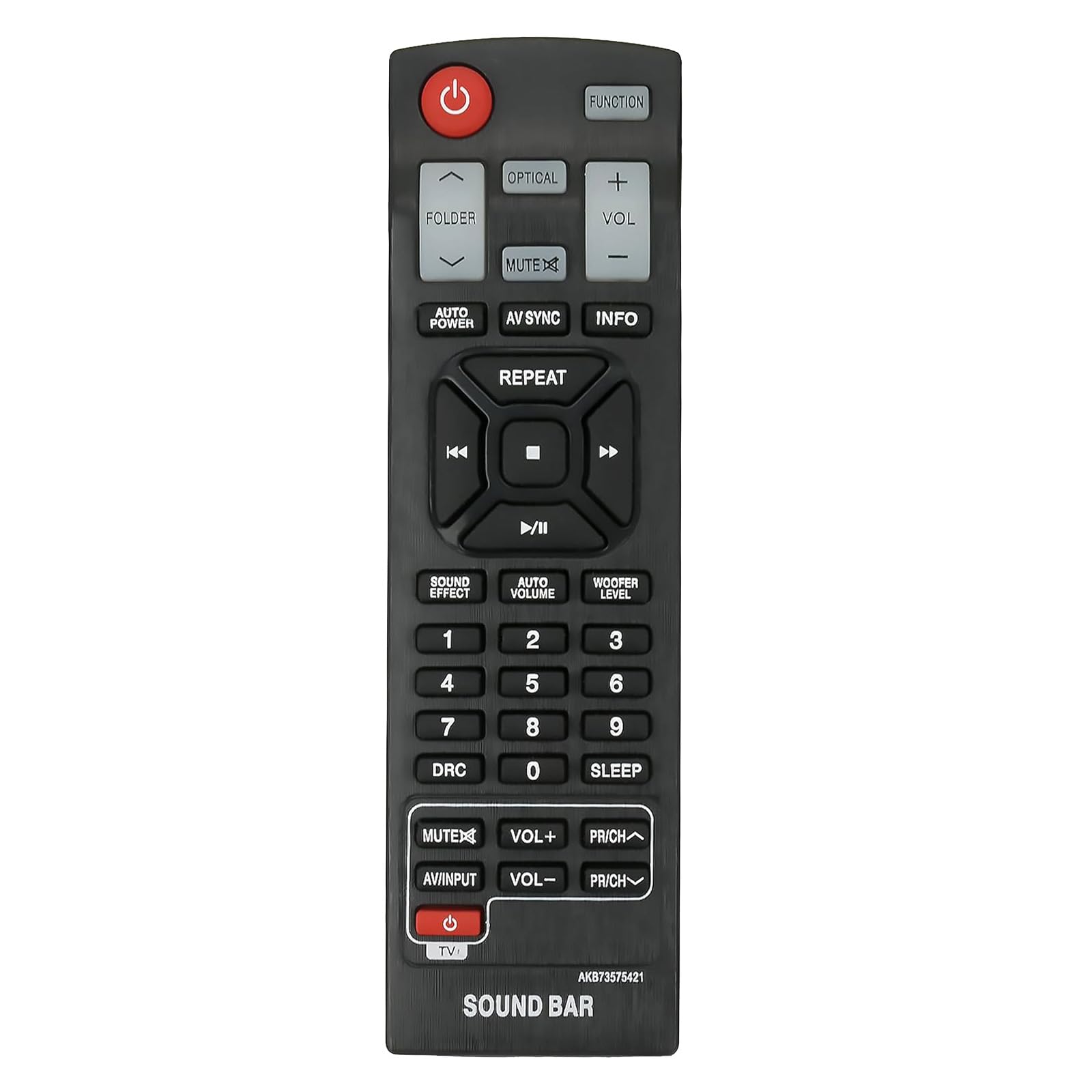 新しいakb73575421交換リモートフィットfor LGサウンドバーnb3530?a nb2520?a nb2430?nbn36?nb3531?a nb3532?a s33?a1-d nb3730?a Amazon.com: New AKB73575421 Replace Remote fit for LG Sound