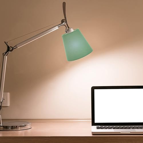 Miniatura 6 de Pantalla de lámpara de papel pequeña, pantalla de tela de araña de tela, pantalla de barril de luz para colgar lámpara de mesa, tambor s pantalla de