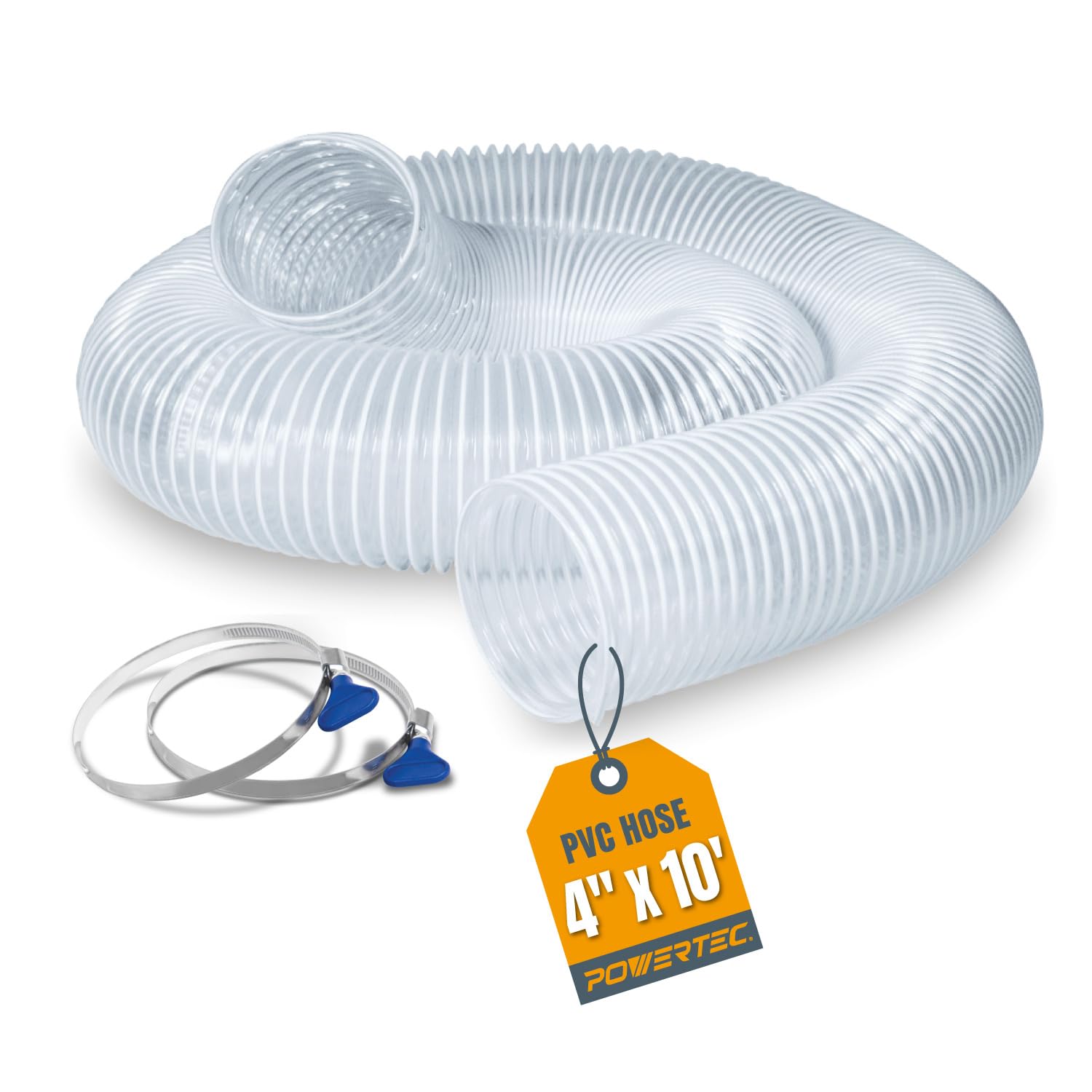 POWERTEC 4 Inch Dust Collection Hose