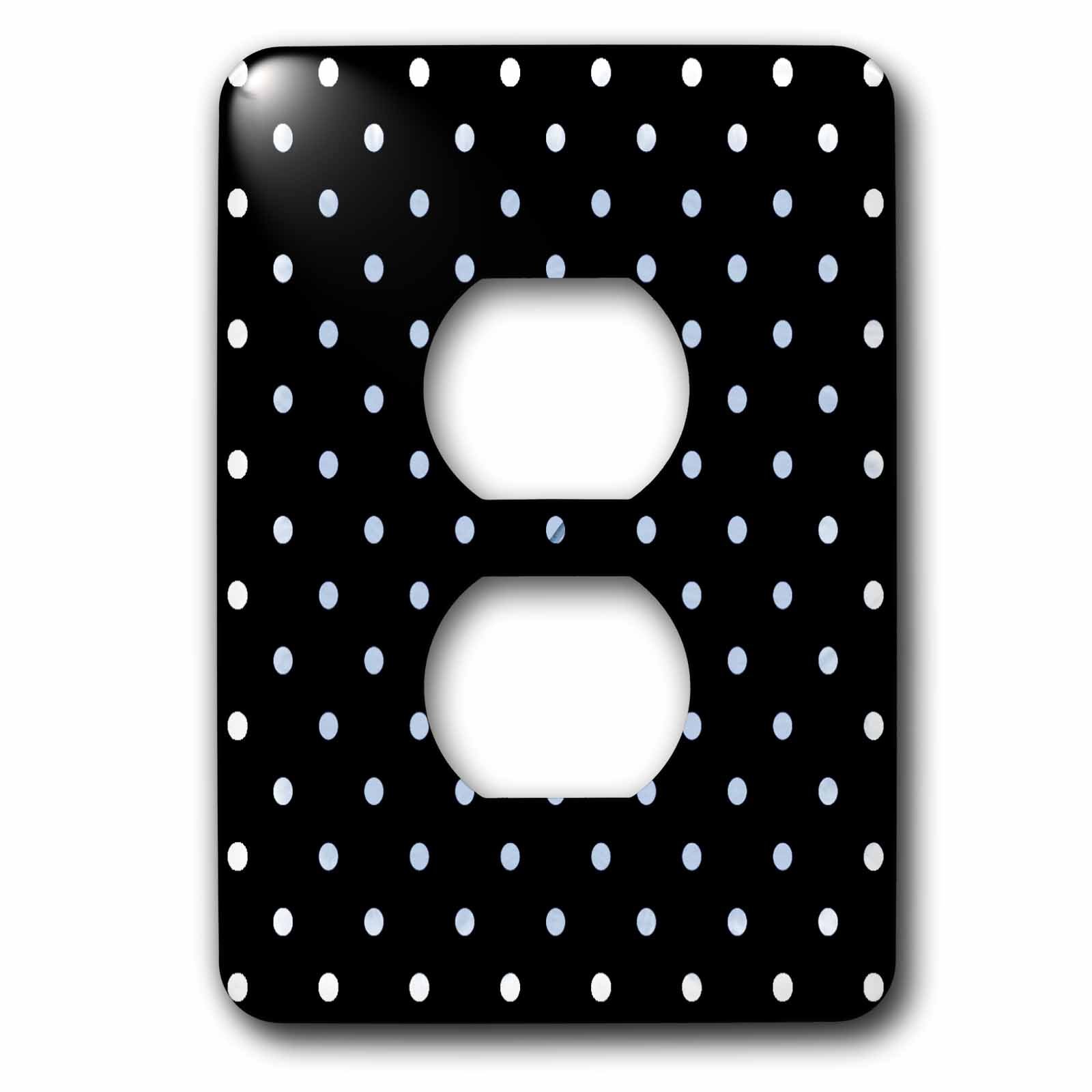 Plaque de prise double 3drose pour remplacer les caches jaunis