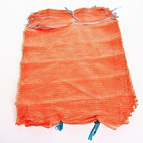 Foto von rg-vertrieb 100 Raschelsäcke Obstsäcke Gemüsesäcke Kartoffelsäcke Sack Säcke Zugband 25kg 50x78cm