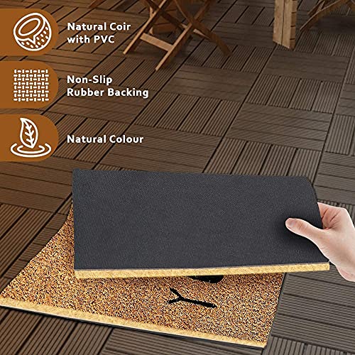 Image of Onlymat You are My Star Printed Anti-Slip Doormat (Black, Brown) Rectangular Shaped Entryway Rug Natural Coir Material with PVC Backing for Outdoor Entrance Home Multipurpose Mats Floor Door Hall Drawing Room Living Room (75cm x 45cm)