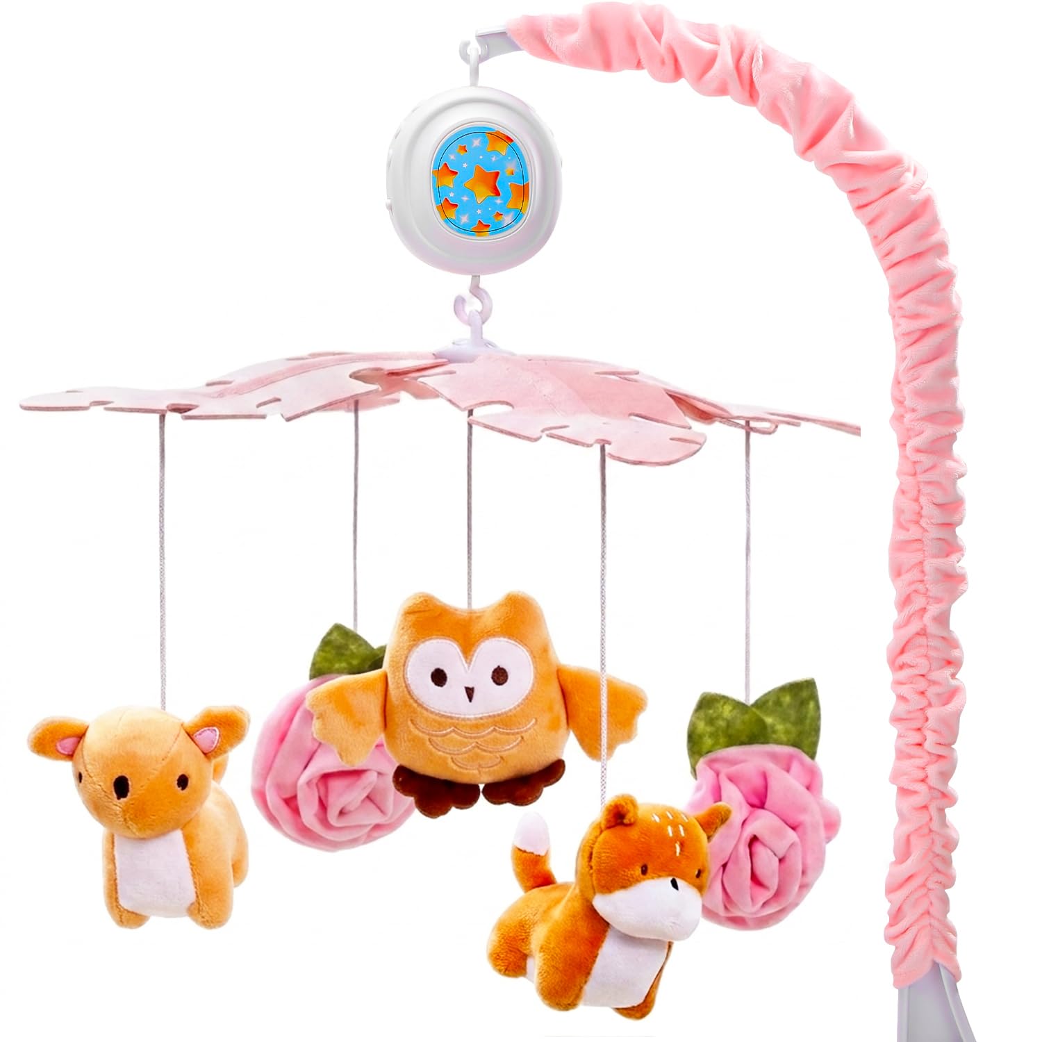 Giostrina per culla per bambine con carillon (oltre 100 ninne nanne)