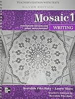 Mosaic Level 1 Writing Teacher's Edition 0073297062 Book Cover