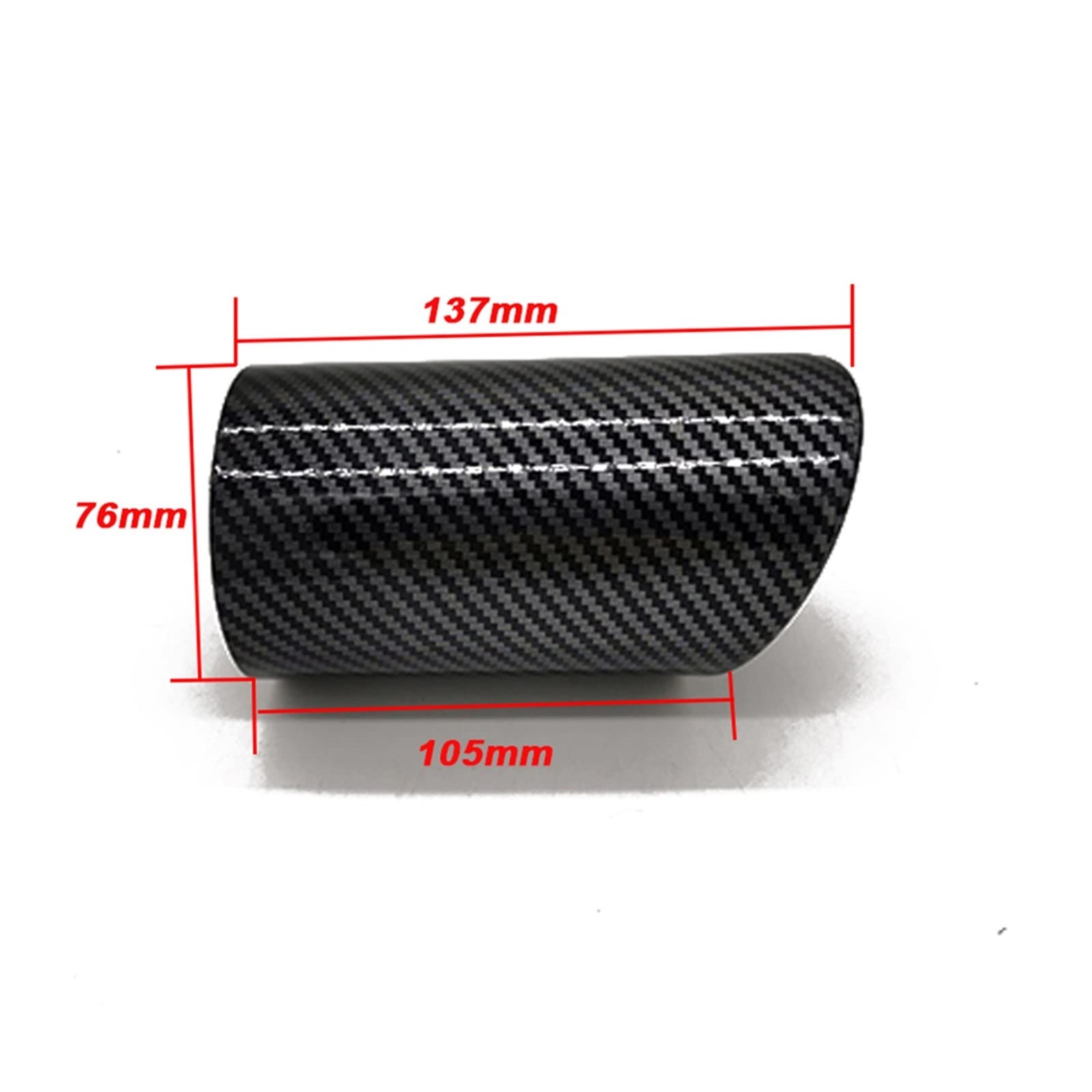 Simulador Sonido Para VW Para CC 2012-2015 Para Passat B7 1,8 T 2,0 T Para Tiguan 2011-2015 Silenciador Tubo Escape Coche Cubierta Punta Accesorios Estilo Coche Cola Escape(Color:2pcs Matte)