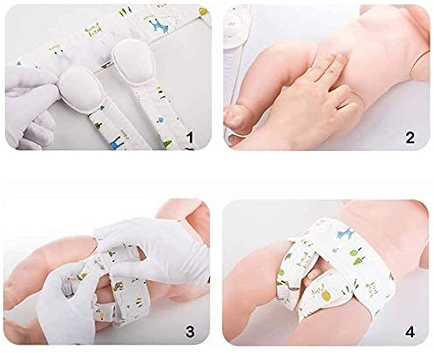 Cinturón de Hernia de bebé Ajustable para Fisioterapia de intestino Delgado Infantil, Productos de braguero de Hernia inguinal Plana para niños cómodos Cinturón de Hernia (Size : M)