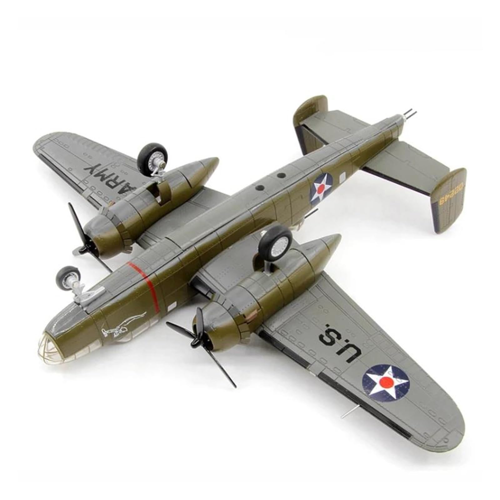 Amazon | 飛行機 模型 完成品 1:72 ミッチェル B-25B 爆撃機完成合金