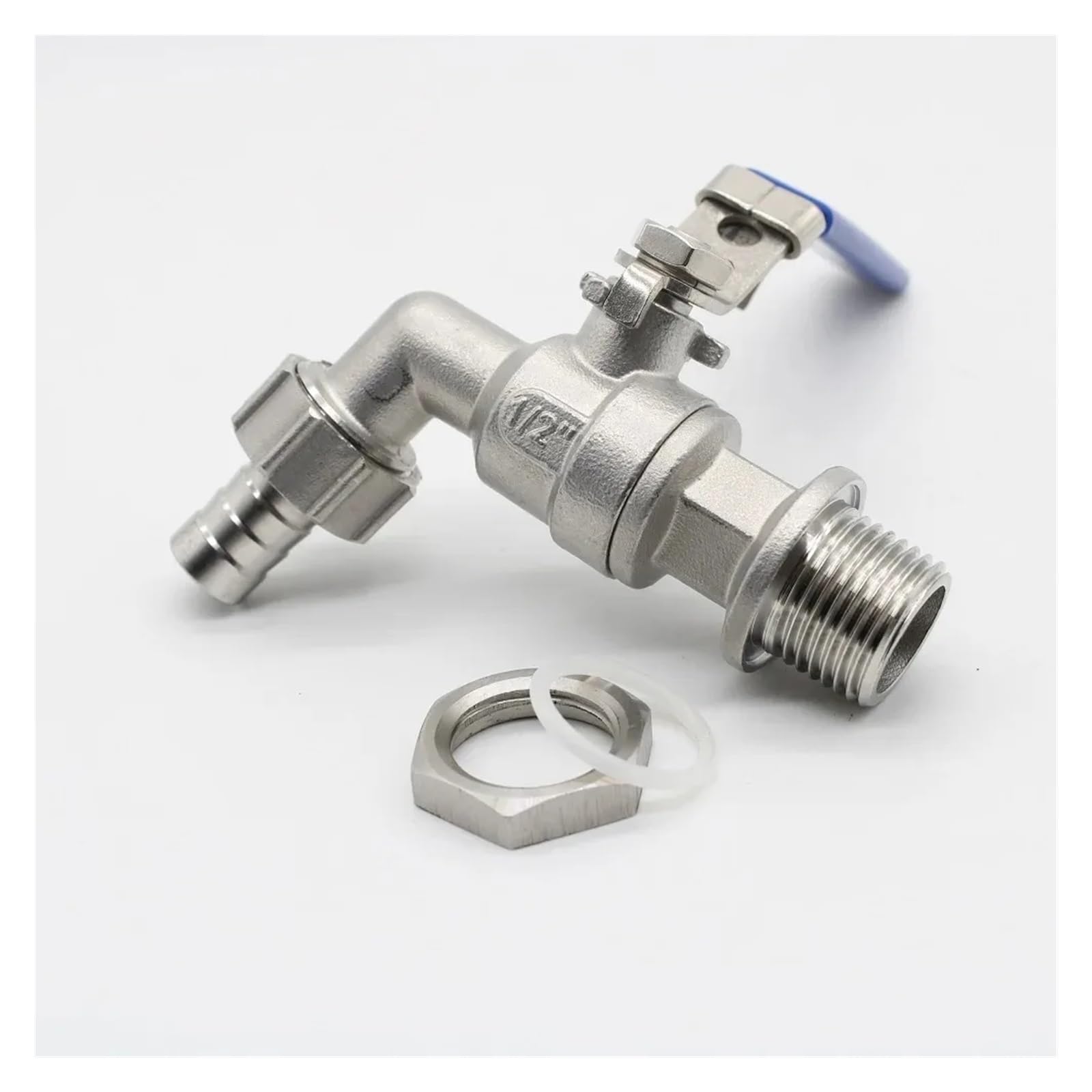 1/2 "3/4" 1 "macho a espiga for manguera válvula de bola de acero inoxidable 304 grifo de agua grifo hogar jardín anticongelante al aire libre(DN20 3l4 BSP)