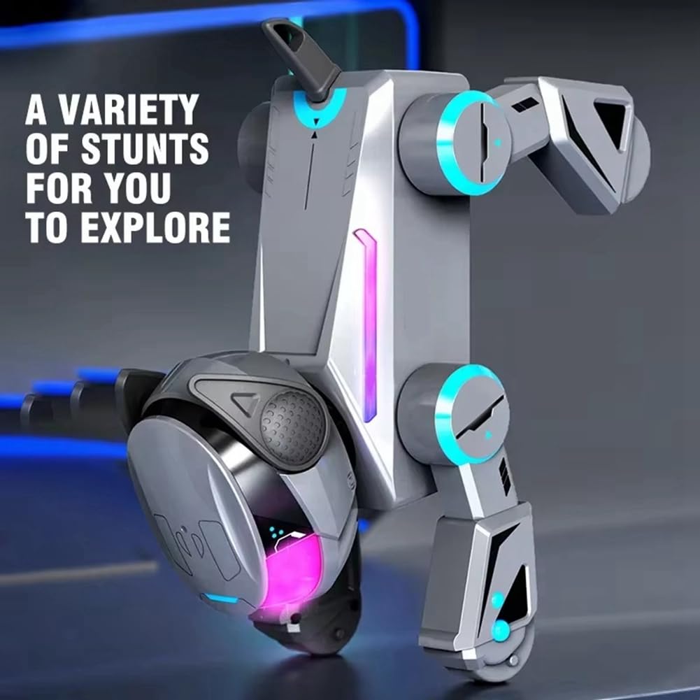 Chien Robot Intelligent avec Intelligence Artificielle, Télécommande Tactile, Haut-Parleur Bluetooth, Musique Programmable, Éclairage Amusant, Jouet pour Enfants de 6 Ans et Plus