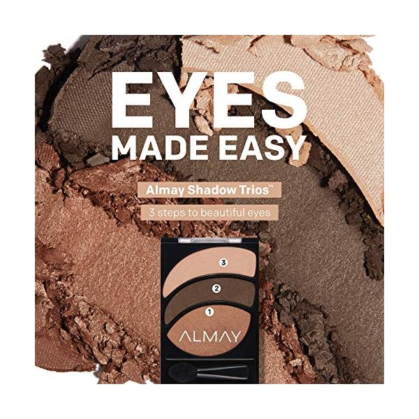 Almay Smoky Eye Trios, Everyday Neutrals, 0.19 oz., eyeshadow palette (50)