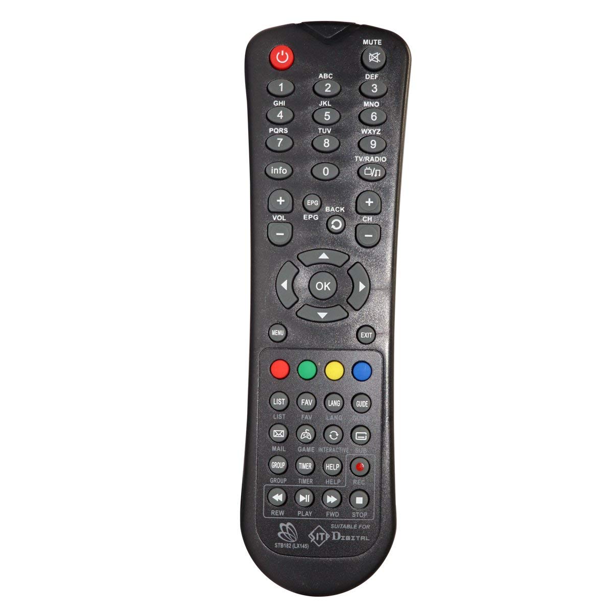 Twinzzy Remote Compatible for Siti Cable Digital TV Set Top Box Remote with Recording Feature