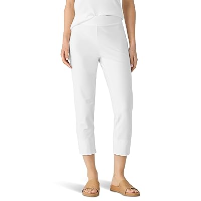 Eileen Fisher Slim Crop Pants With Slit Women
