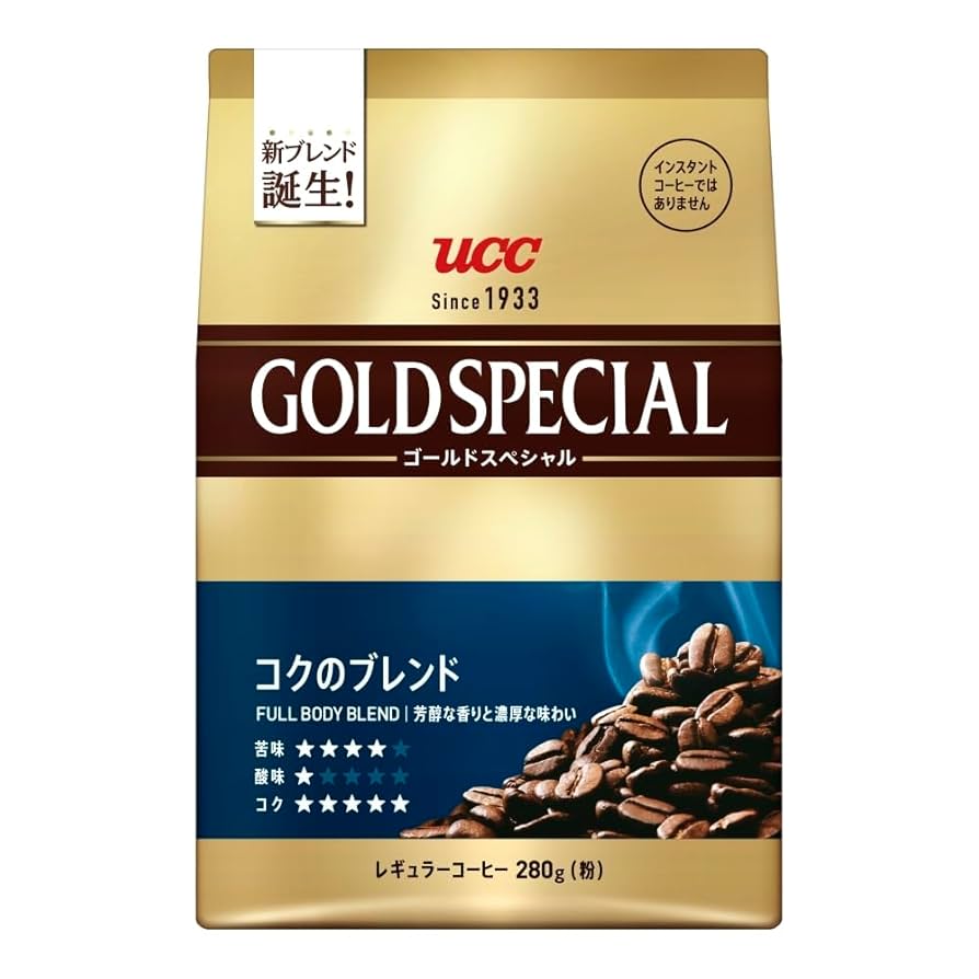 UCC ゴールドスペシャル リッチブレンド コーヒー(粉)1000gx9袋セット Amazon | ゴールドスペシャル UCC リッチブレンド コーヒー(粉