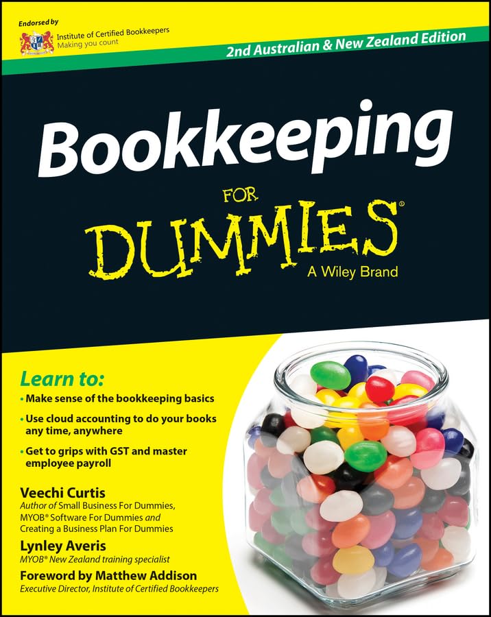 Best Bookkeeping For Dummies Australia Nz Veechi Curtis 2024 Where to