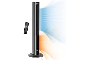 Lasko All-Season Vertical Black Ceramic Tower Heater With Ac Unit
