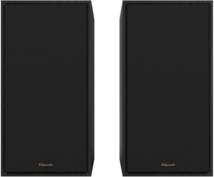 Klipsch R-60M Compact & Passive Bookshelf Speakers - Black - Pair