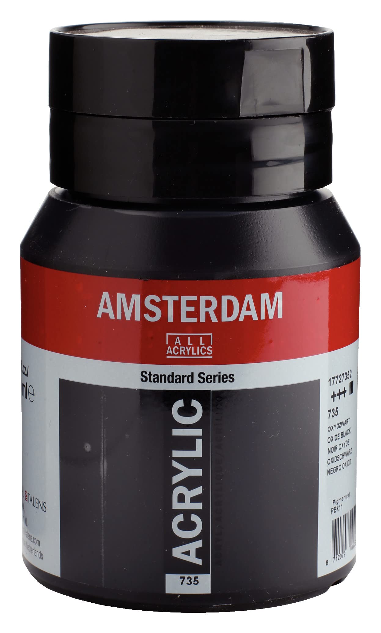Amsterdam Oxide Black Standard Series Acrylic Jar 500 Ml 735 (17727352)