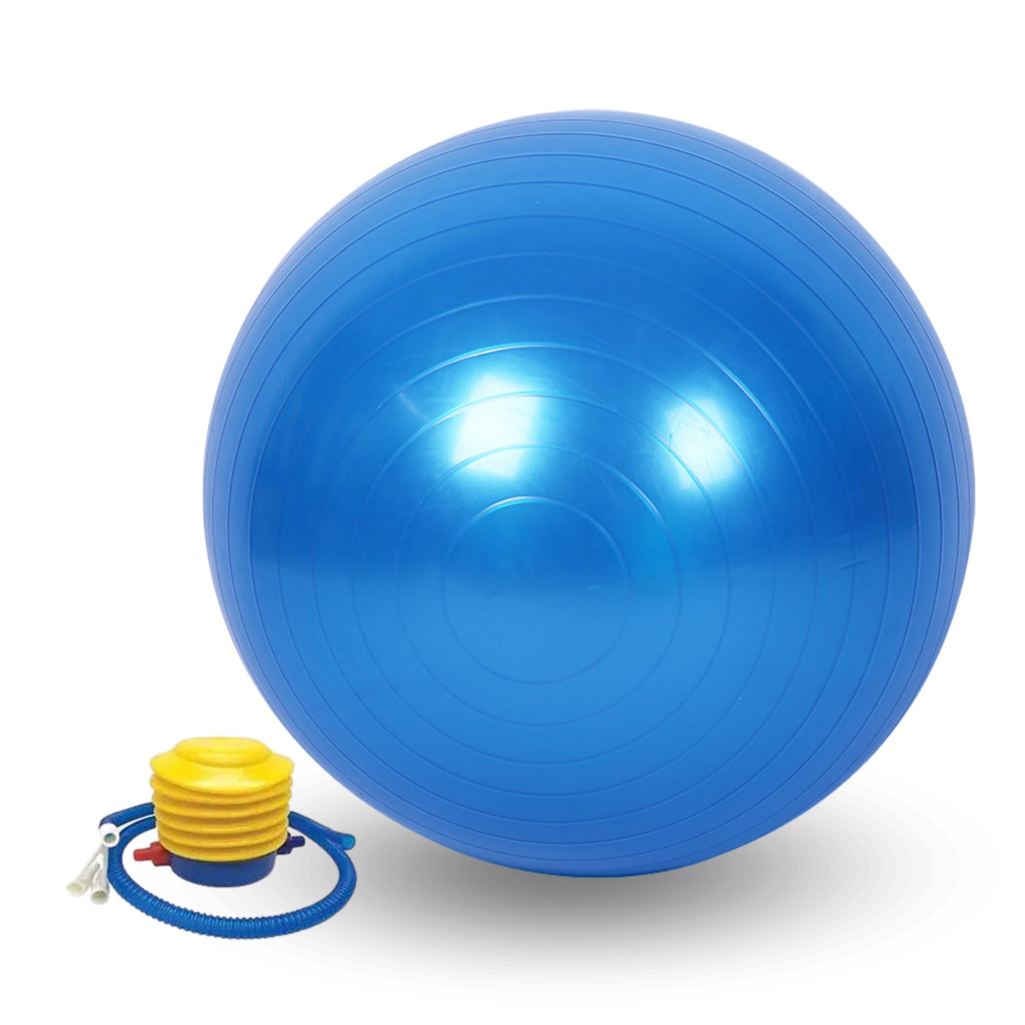 Palla Da Yoga 55 Cm Antiscivolo - Per Pilates, Fitness, Gravidanza, Con Gonfiatore Incluso, Resistente Fino A 150 Kg - Foto 6