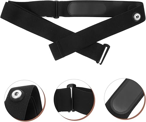 Miniatura 7 de NOLITOY Monitor de frecuencia cardíaca Correa de pecho Correa de pecho Correa de monitor de frecuencia cardíaca Cinturón Monitor de frecuencia