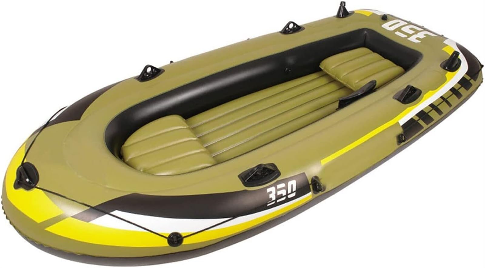 ELzEy Kayak, Kayak Inflable, Bote Inflable Portátil, Bote Inflable Plegable De PVC Grueso con Paleta De Bomba De Aire, 252 Cm X 125 Cm X 40 Cm