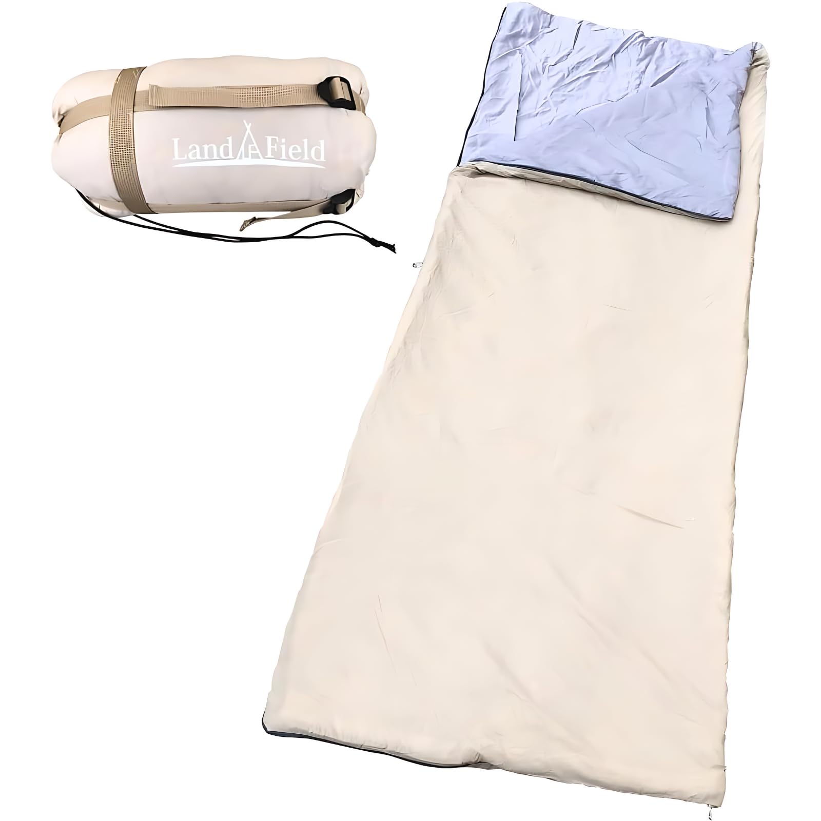 Amazon.co.jp: LandField ランドフィールド 寝袋 シュラフ 封筒型 春夏