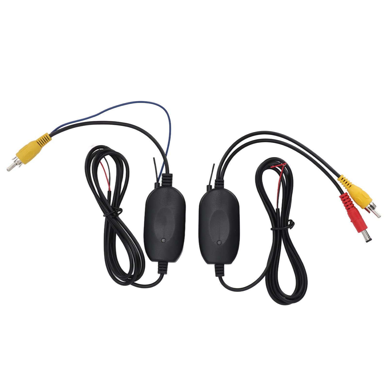 Ejoyous Kit Receptor Transmisor de Vídeo Inalámbrico Resistente Al Agua con Interfaz GPS AVIN para de Cámara de Respaldo Universal para Coche (con Cable DVD)