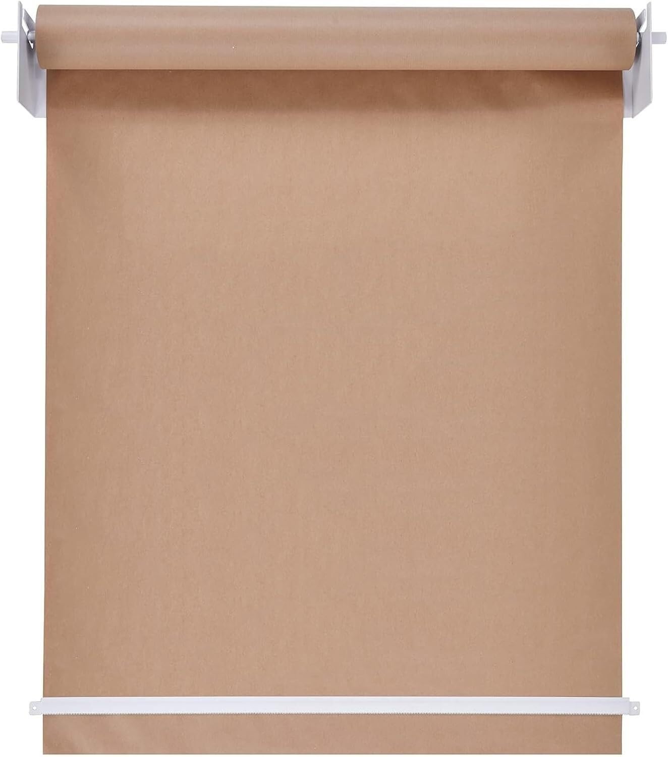 GTHTUHFD Kraft Paper Roll Hanging Butcher Paper Roll Dispenser And Cutter, Convenient Kraft Paper Roll,White-97cm/38inch wide