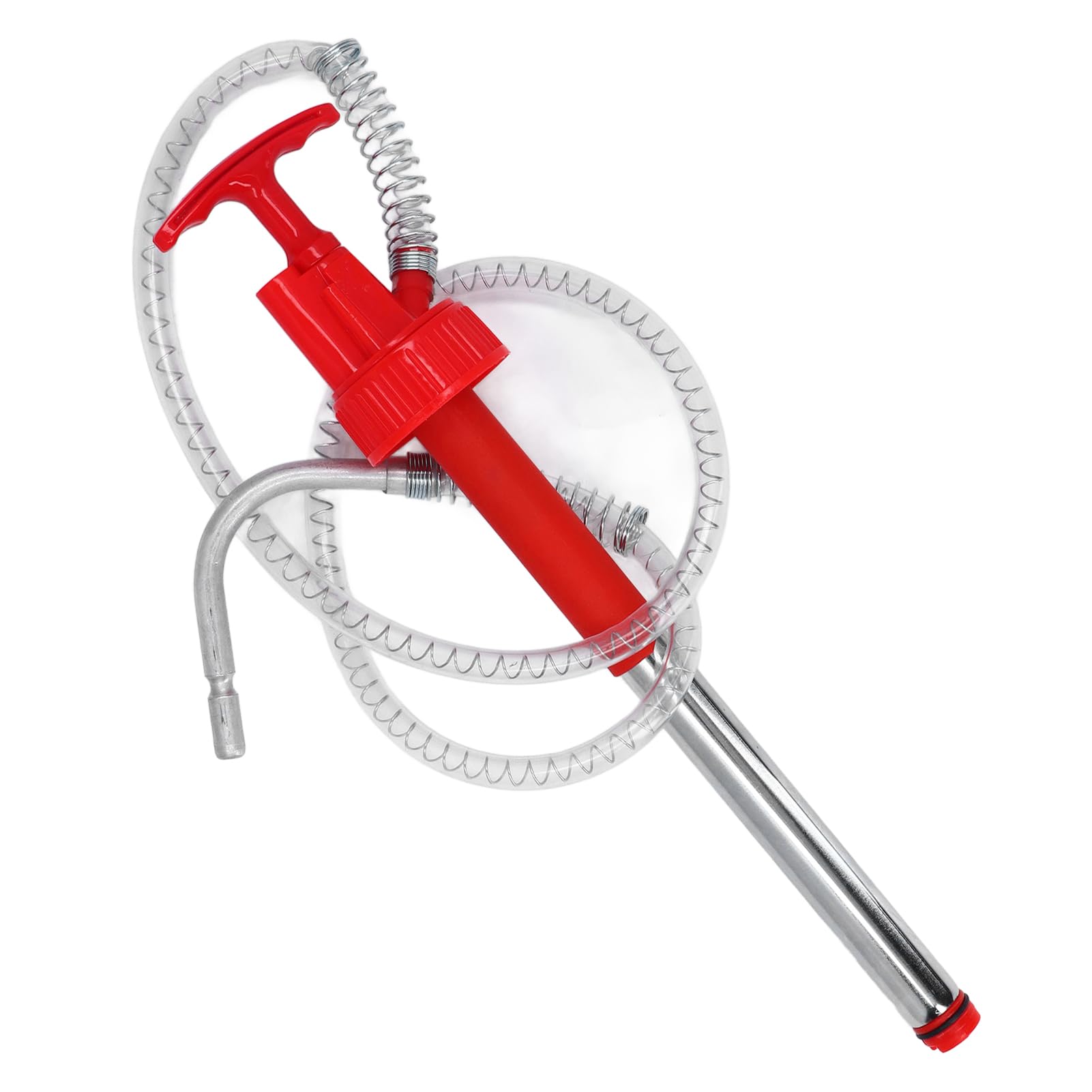 Keenso Pompe à Fût, Pompe à Levier avec Tube D'aspiration Télescopique pour Fût de 20 L