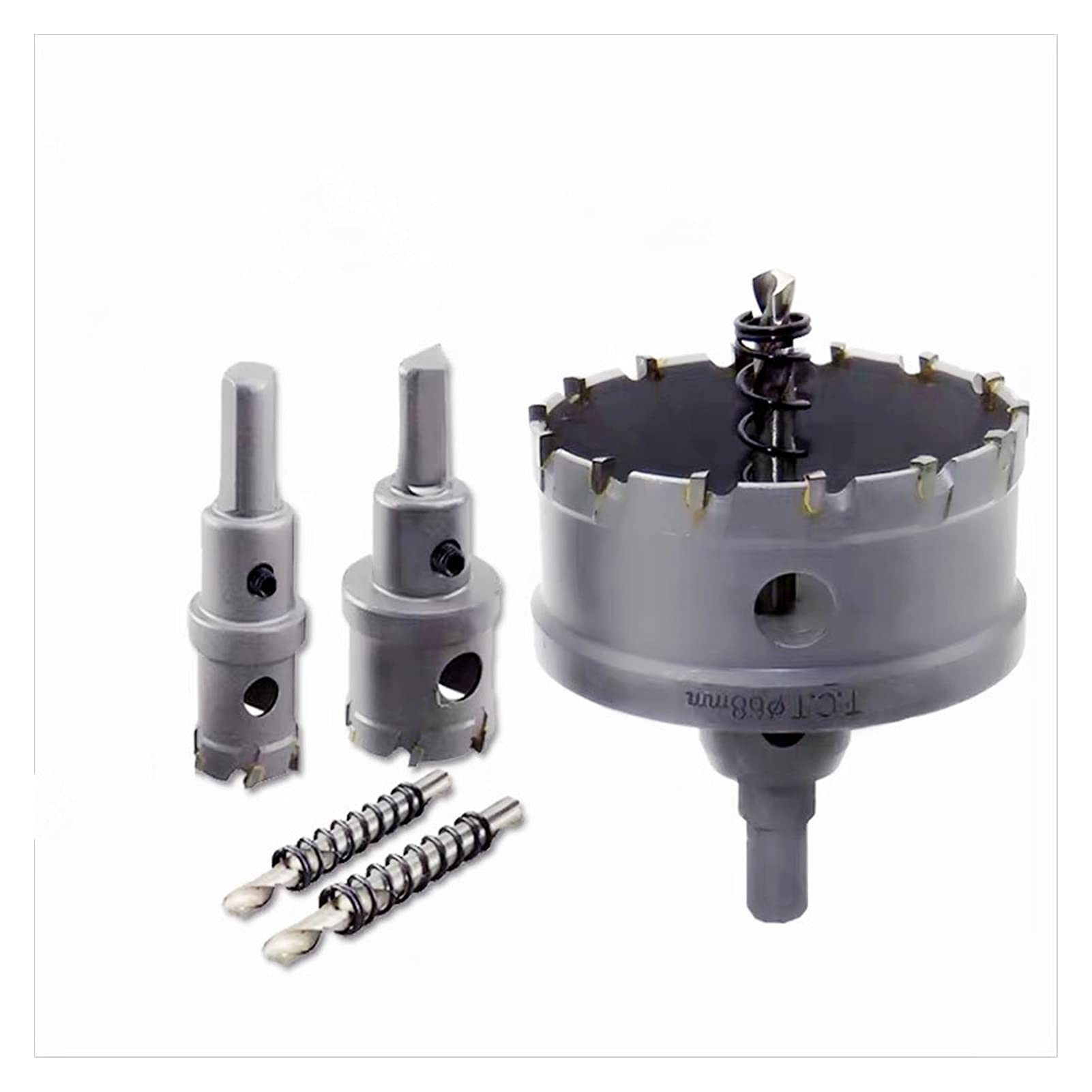 1 Pz TCT Punta Punta Trapano Sega Taglierina Set 12-100mm Piastre in Acciaio Sega Foro Punta di Foratura per Acciaio Inox Ferro Rame Ottone (Hole Diameter : 62mm)