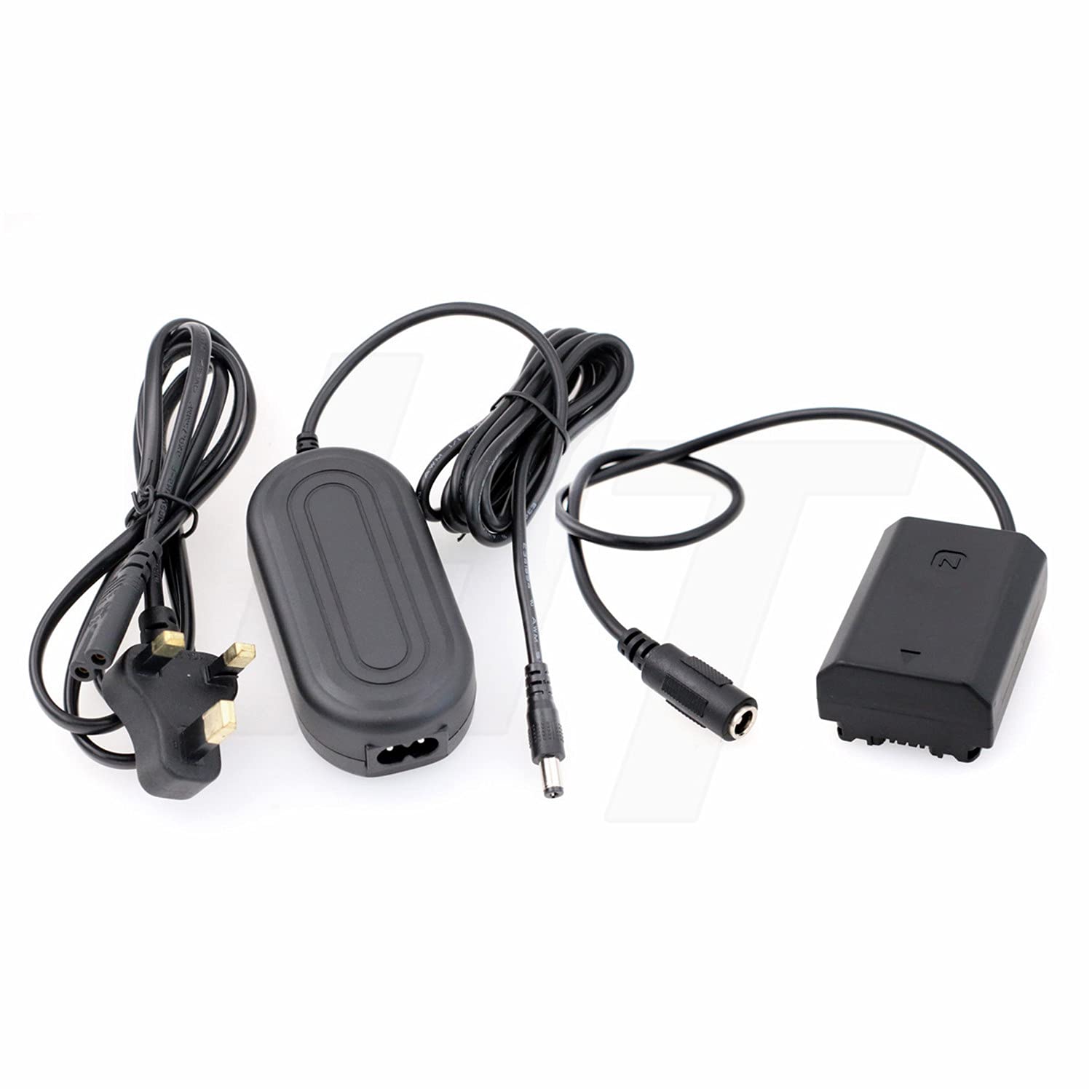 HangTon AC-Adapter auf NP-FZ100 DC-Koppler, Netzadapter, Dummy-Akku für Sony A9 A7R3 A7M3 A7S3 A7III A7RM3 A7RM4 A7SM3 Kamera