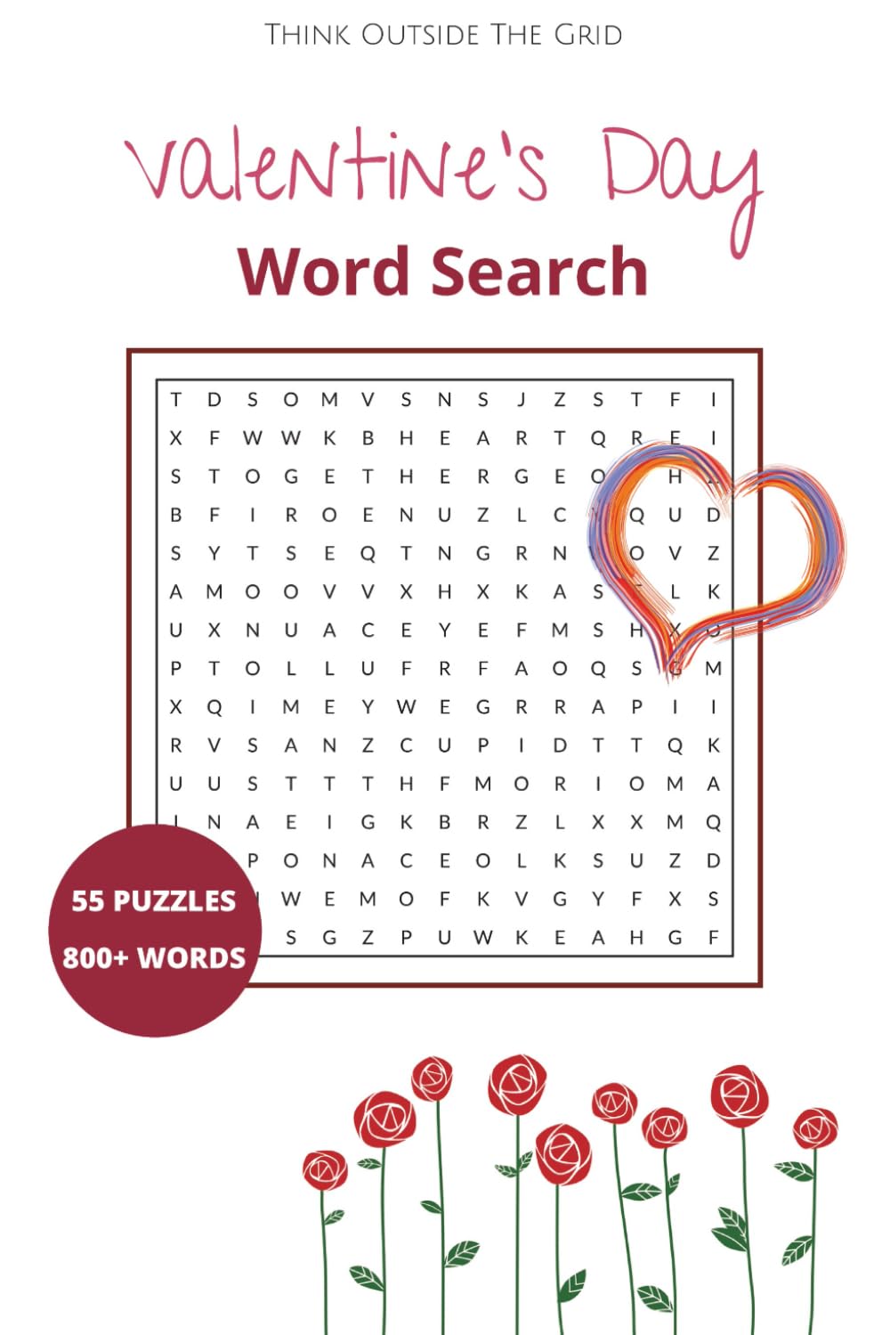 Valentine's Day Word Search For Adults