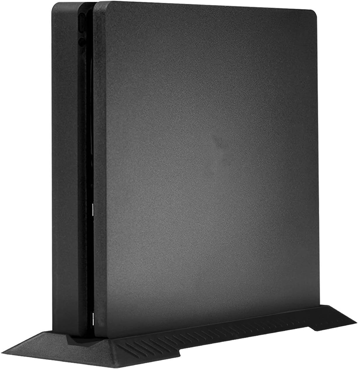 eWINNER Vertical Stand Console Steady Base Mount Holder Bracket Stand compatible with Sony PlayStation 4 PS4 Slim Console w/Built-in Cooling Vents Non-Slip Feet (for PS4 Slim/Black)