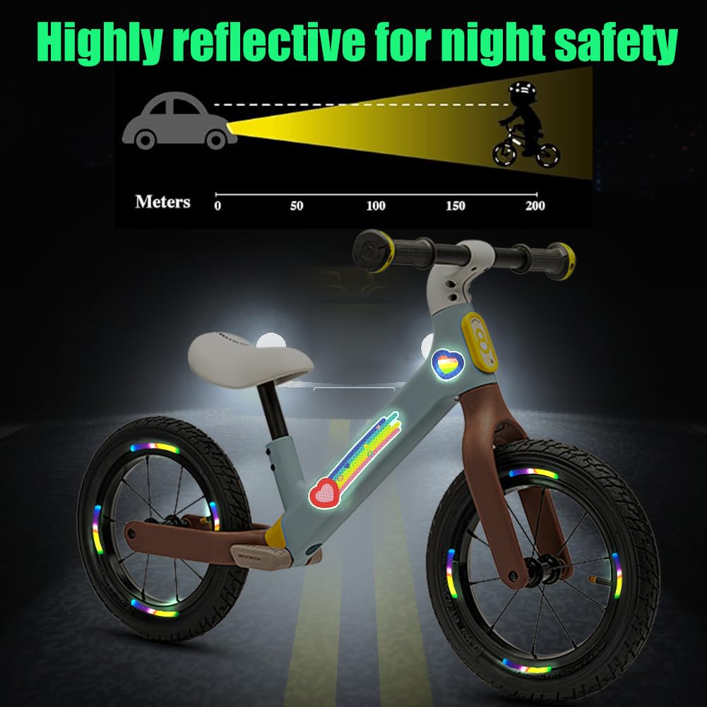 Lot De 50 Autocollants Réfléchissants Pour Enfants - Imperméables Et