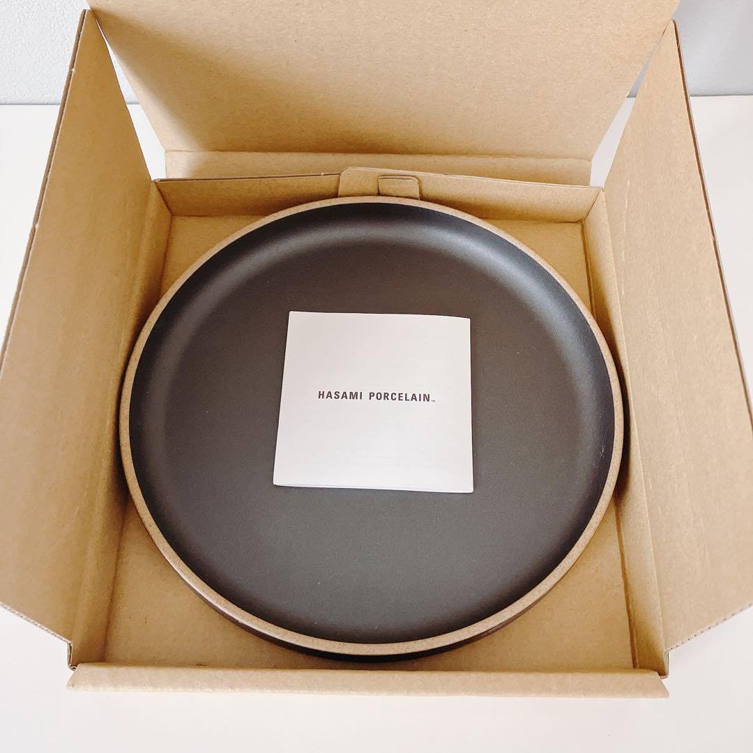 &bull;ハサミポーセリン 皿 &Phi;18.5cm ブラック