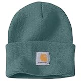 Rippstrick Carhartt, Unisex, Knit Cuffed Beanie Hat, Sea pine, Einheitsgröße