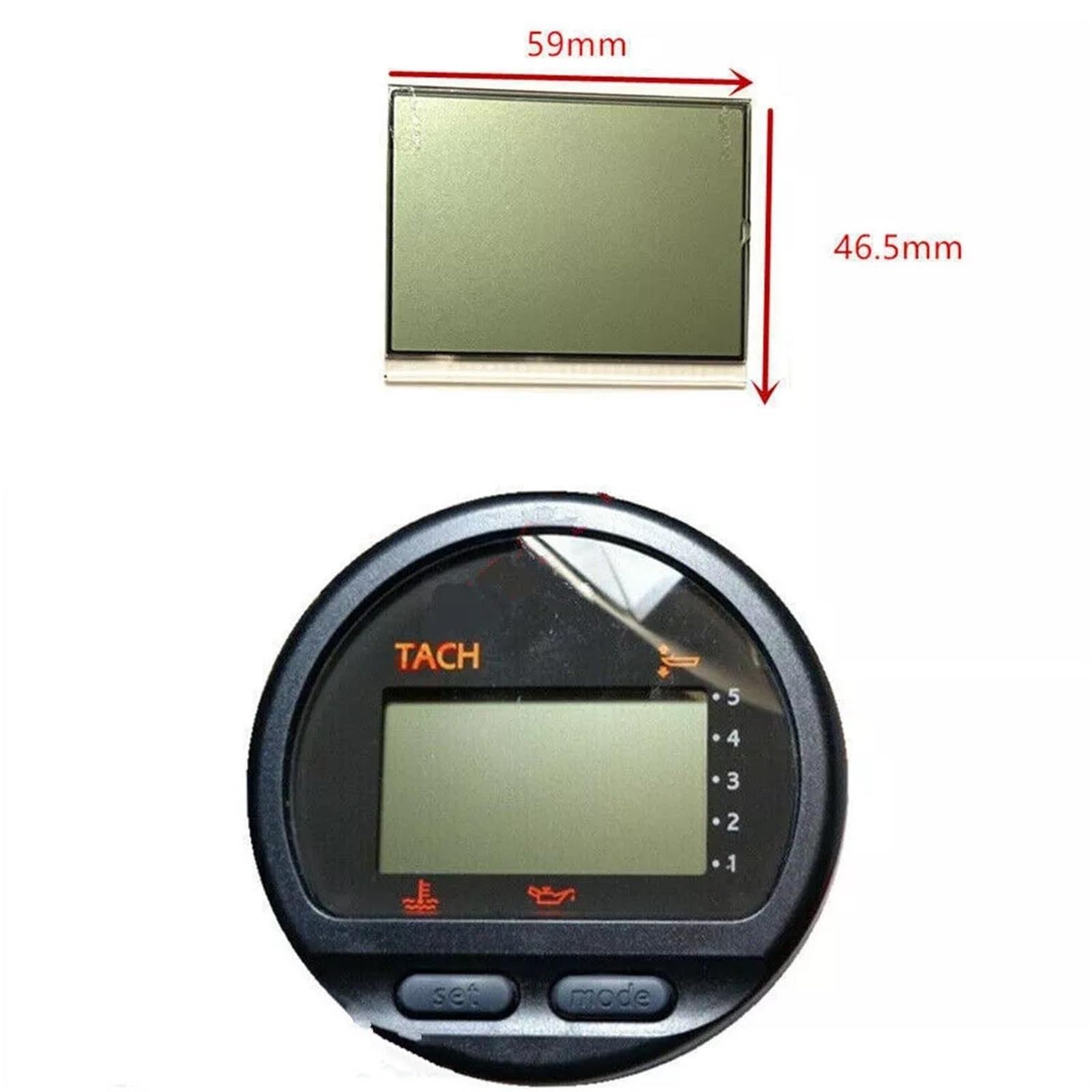 Wyświetlacz Head Up Wyświetlacz LCD Temperatury Paliwa Ekran LCD deski rozdzielczej samochodu