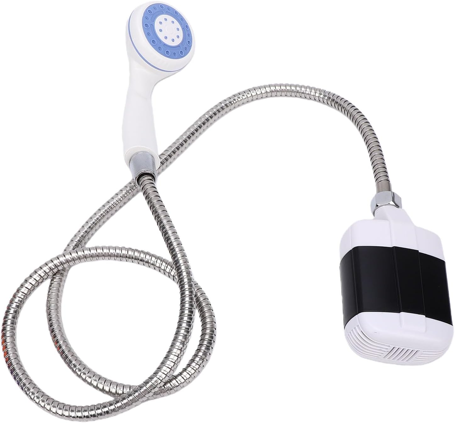 Fafeicy Portable Camping Shower, USB Rechargeable Shower Pump with 3 Mode Head 147cm Hose for Outdoor Picnic RV Travel Pet Washing