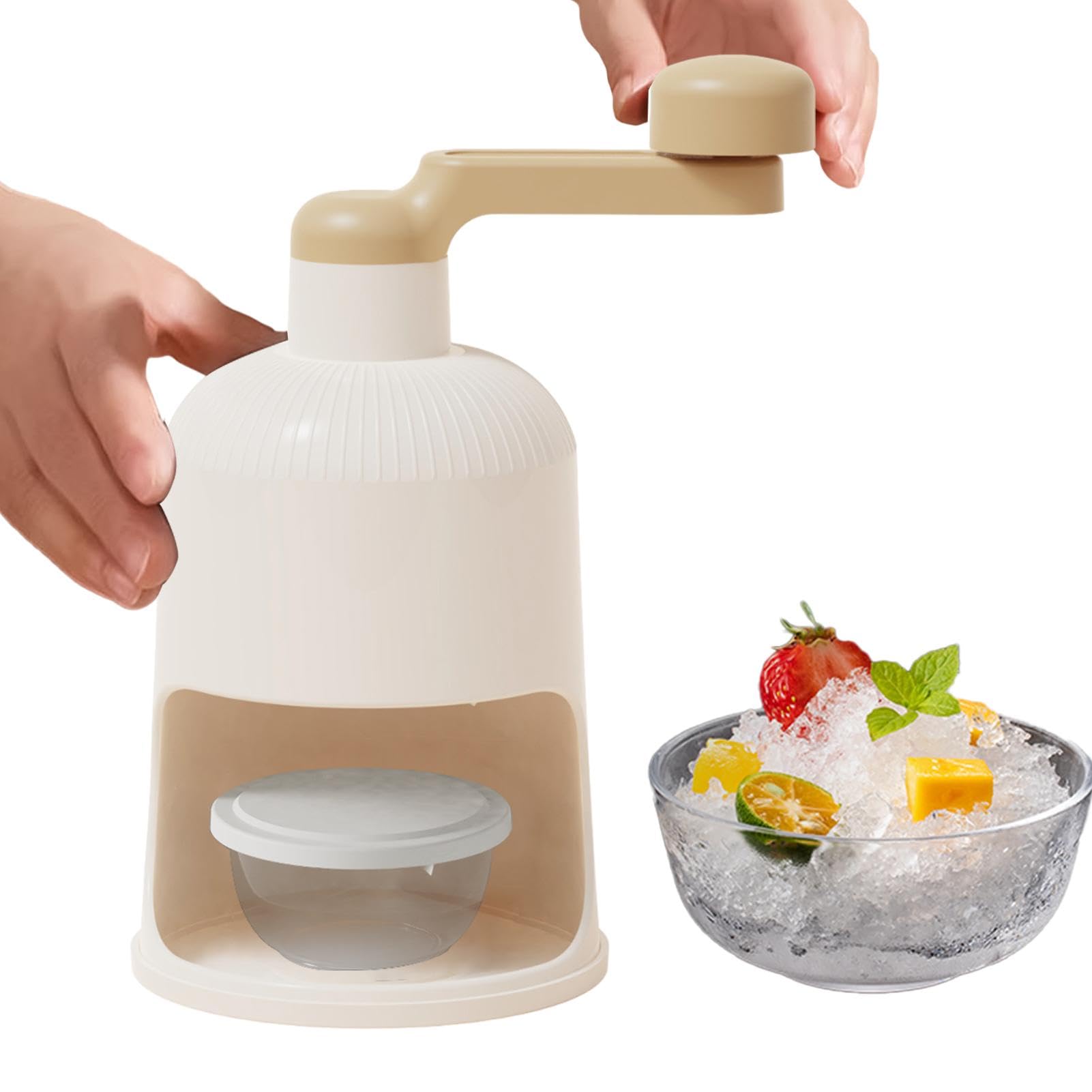 Amazon | Keloglu 手動アイスクラッシャー、かき氷機, 手回し式アイス