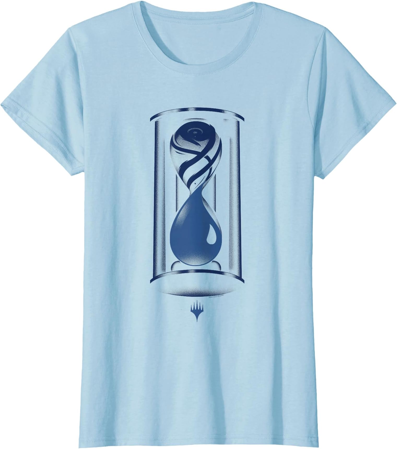 Water Clock Blue Mana Symbol Big Poster Tシャツ