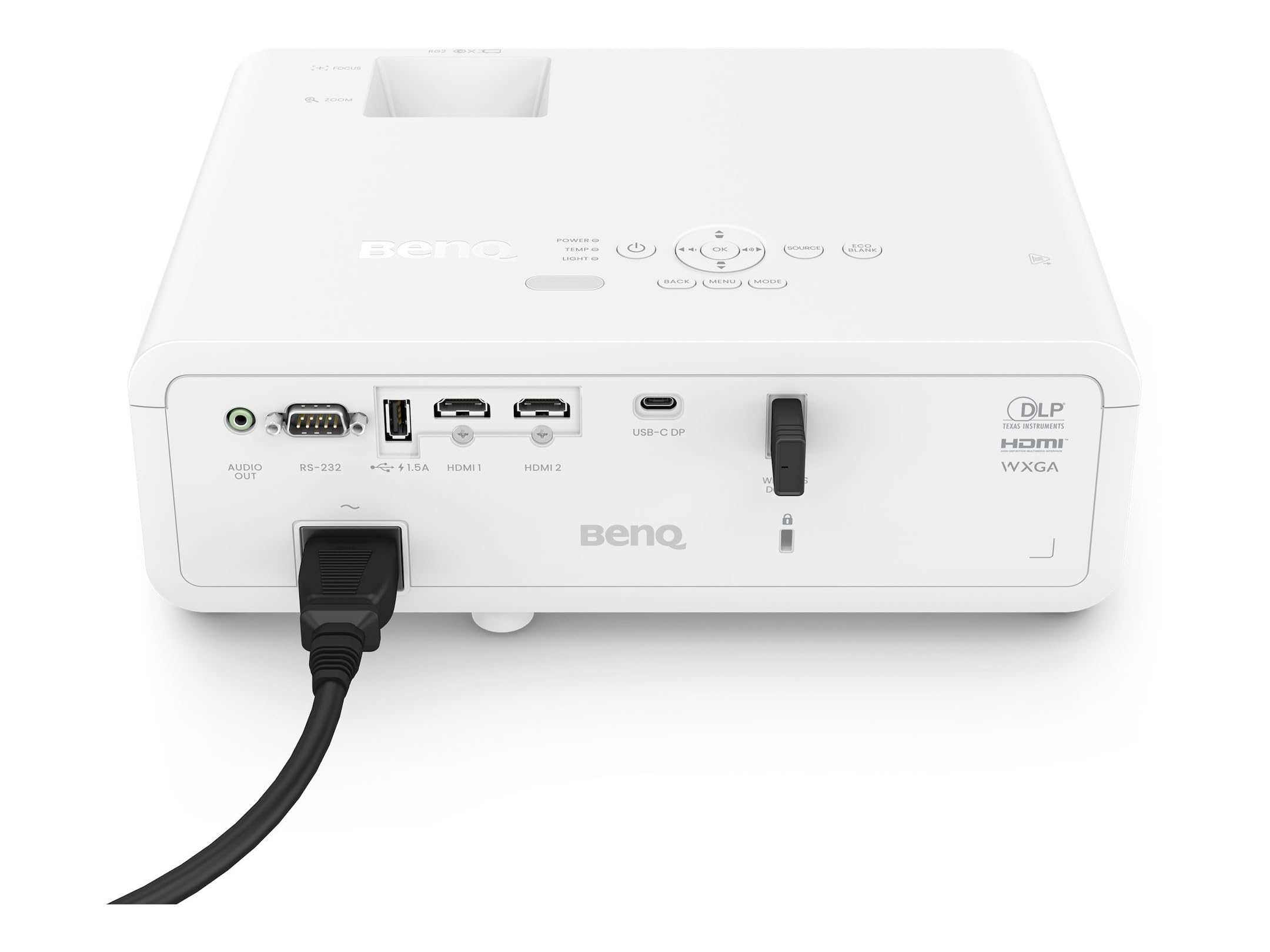 BenQ LW650 Business Beamer mit 4000 Lumen, energiesparender Laser-Technologie und kabelloser Projektion