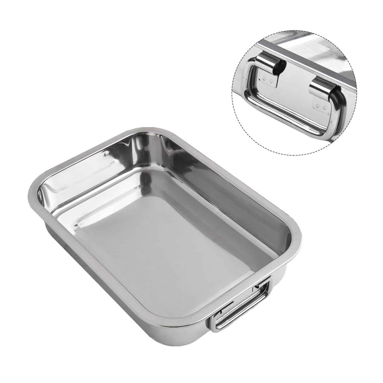 Kochteile Bratblech Ofenpfanne Grillrost 42*32*6,5CM(42*32*6,5 cm)