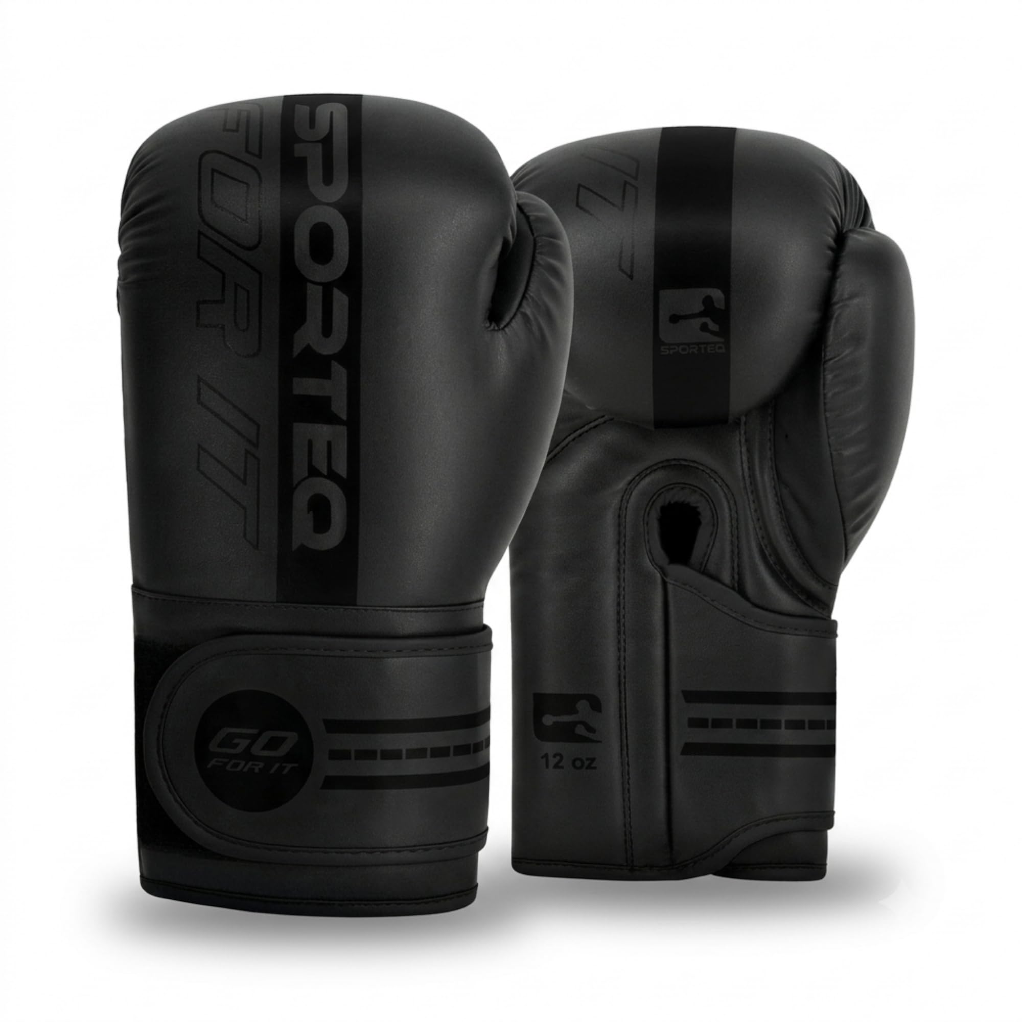 Boxhandschuhe für Training & Sparring – Gym & Boxsack Handschuhe mit stoßdämpfender Polsterung, Maya Hide Leder, sichere Klettverschluss-Handgelenkstütze, GO-Serie