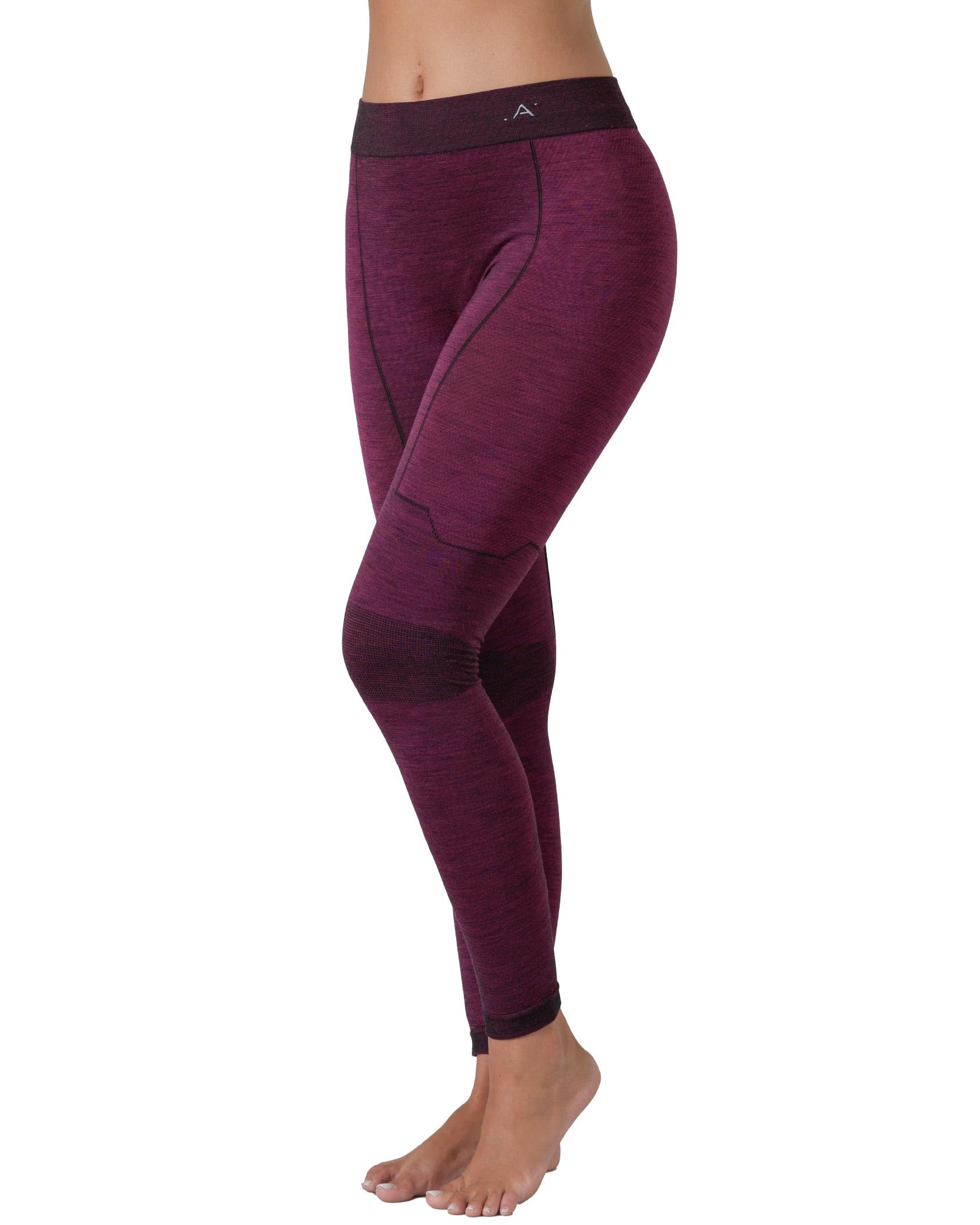 Risalti Collant Thermique Homme Femme en Laine Merino – Legging Thermique Femme Homme Hiver, sous Vêtement Chaud Respirant, Stretch sans Coutures - Made in Italy