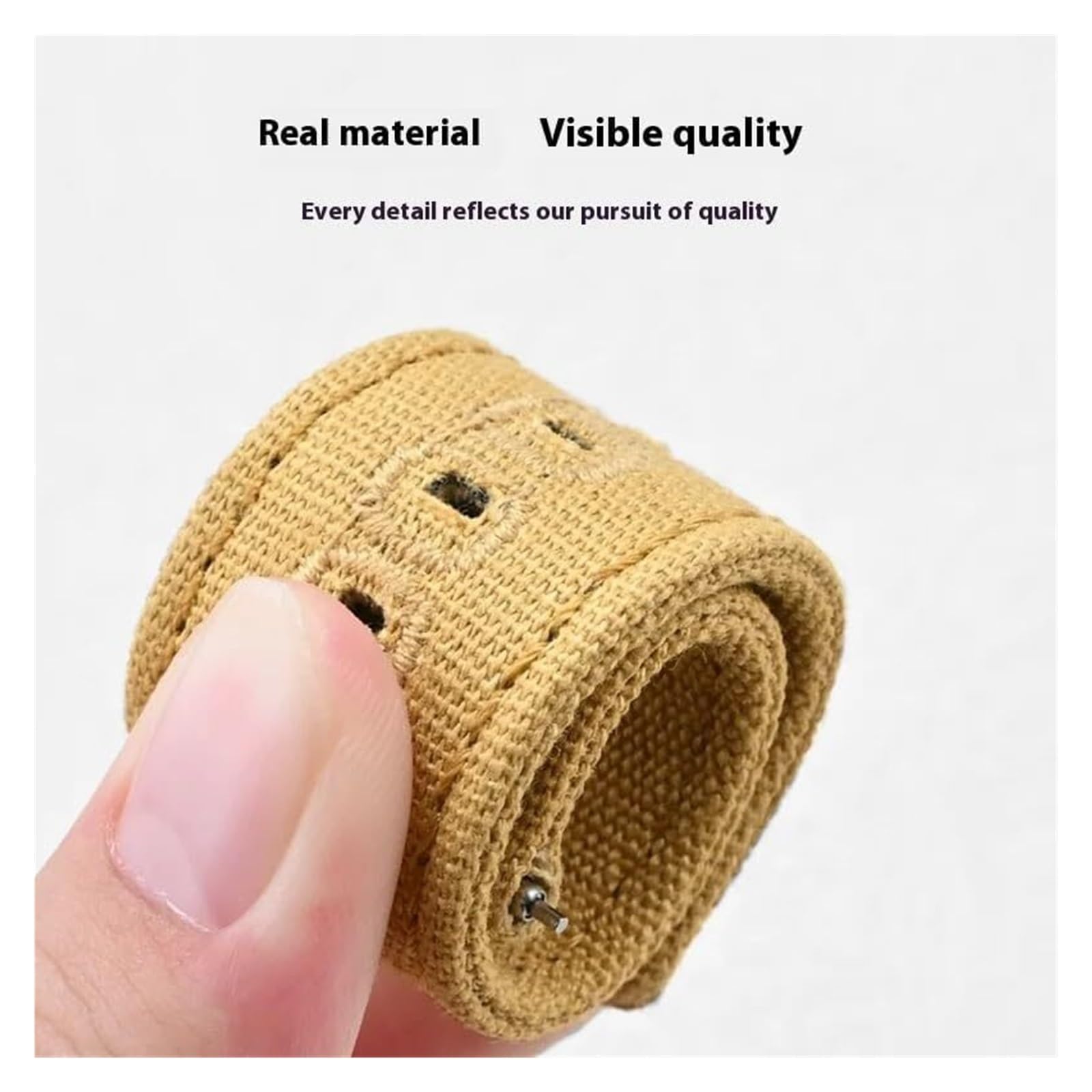 Remplacement du bracelet de la montre intelligente Bracelet en toile de Nylon 18mm 19mm 20mm 22mm 24mm, montre universelle Sport à dégagement rapide