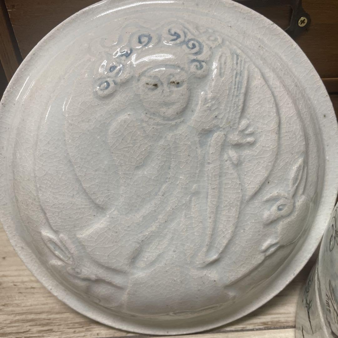 松本郁美 貫入色絵二段重箱（女人神）蓋物 【公式通販】