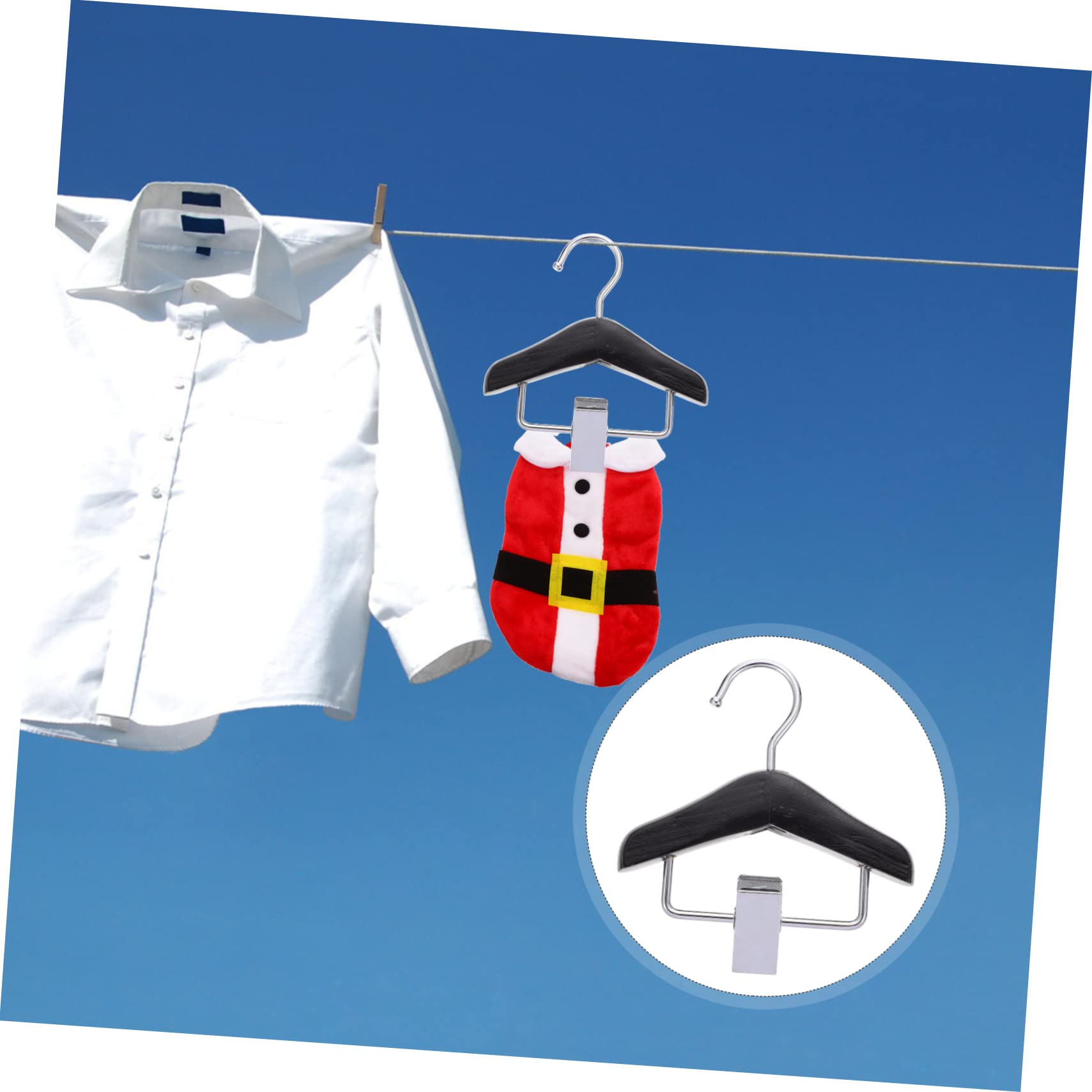 Didiseaon Pet Pants Clip Rack Stylish Plastic Dog Clothing Hanger for Keeping Pet Clothing Neat and Tidy