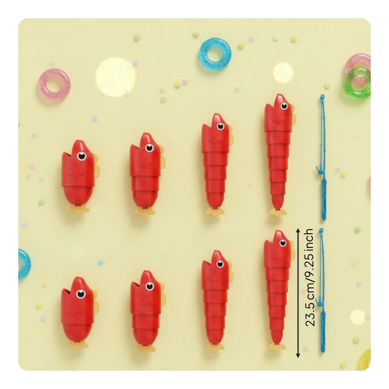 Amazon.co.jp: FytStycale 【10点セット】魚釣りゲーム 伸びる 